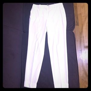 Mango white suit pants/trousers